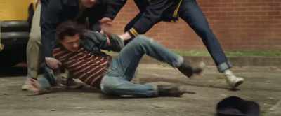 -[boy] Come on, get him!
-[Lenora] Please stop! Stop! - The Devil All the Time