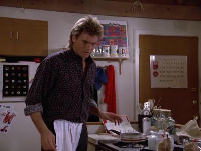 Boy don't you ever dust this place - MacGyver