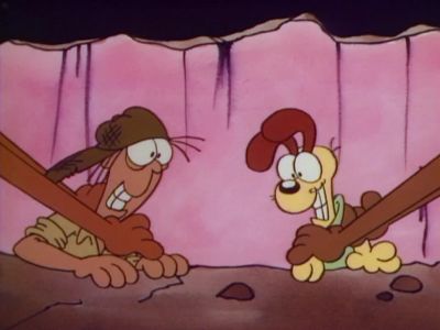 Boy we gotta fix those brakes - Garfield in Paradise