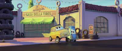 Boy I tell you whatI bet even the roads on the moon ain't this smooth - Cars