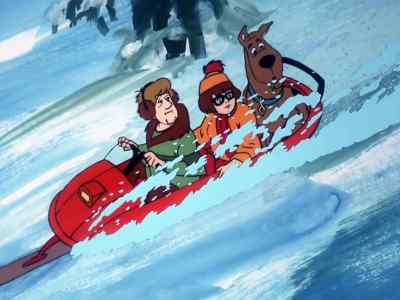 Boy, that snow ghost sure gets around. - Scooby-Doo, Where Are You!