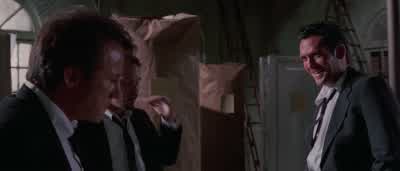 That was really excitingI bet you're a big Lee Marvin fan aren't youMe too I love that guyMy heart's beating so fast I'm about to have a heart attack here - Reservoir Dogs