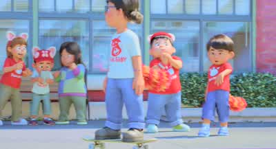 Boy: Yeah, dude, let's go! - Turning Red