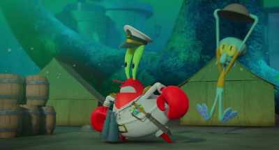 -Boys? Huh?
-[Squidward screams] - Plankton: The Movie