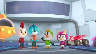 [boys reacting excitedly] - Top Wing