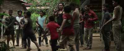 (boys speaking foreign language) - Monsters of Man