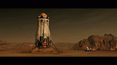 Brace for deceleration. - The Martian