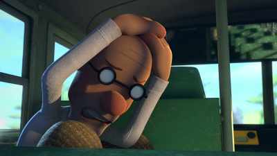 - Brace for impact.
[loud thunk] - Big Nate