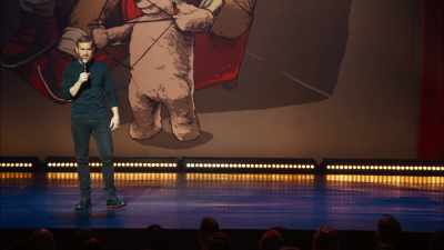 Brad walks in heavy, - Andrew Santino: Home Field Advantage