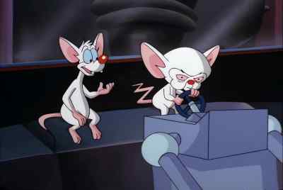 BRAIN,
I WAS WONDERING, - Pinky and the Brain
