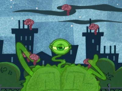 ♪ BRAINS, BRAINS,
I LOVE 'EM, I NEED 'EM ♪ - The Grim Adventures of Billy and Mandy