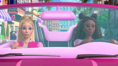[brakes squeal] - Barbie: A Touch of Magic