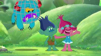 Branch, you saved us all
by catching a predator! - Trolls: The Beat Goes On!