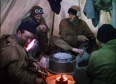 Brandy, Uncle Bill?
What's this for? - Scott of the Antarctic