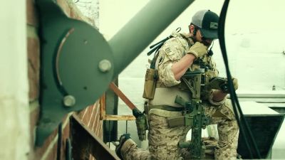 Bravo 1, Bravo 2, this is
Zero-One-- I got the sniper - SEAL Team