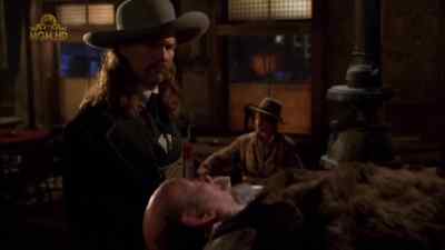 Break the seal on that bottle there,
would you, Carl? - Wild Bill