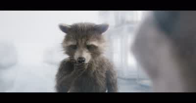 I'm sorry I'm so sorryRocketI let you downI got you killed I got everybody killedWe were rightThe sky is beautiful and it is foreverAnd I've been flying with our friendsCan I comeYesNo no noNoCome onCome on QuillNoNoQuill NoQuill I'm not gonna lose - Guardians of the Galaxy Vol. 3