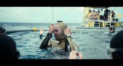 [BREATHES HEAVILY] - Freediver