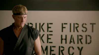 [breathes sharply] - Cobra Kai