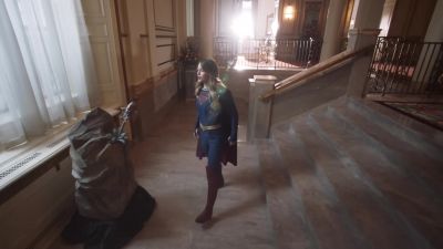 [breathing heavily] - Supergirl
