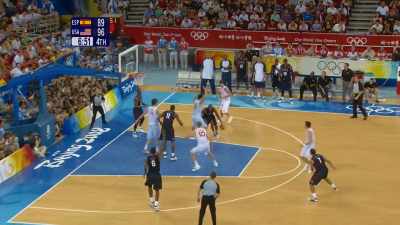 [Breen] Kobe Bryant, stripped by Rubio.
Kobe Bryant gets it back. - The Redeem Team