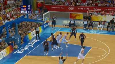 [Breen] There's Fernandez. Hits a three. - The Redeem Team
