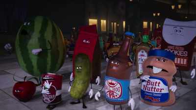- Brenda, what are you doing?
- We should be sharing everything. - Sausage Party: Foodtopia