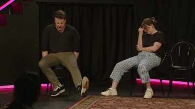 (Brennan imitating toothbrush buzzing) - Bigger! With Brennan & Izzy