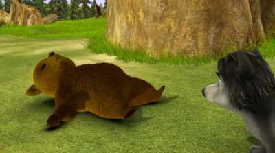 -[Brent snoring]
-Game over. - Alpha & Omega: Journey to Bear Kingdom