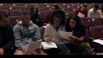 [Bri] When Ms. Kyle told us
that we're doing this Marvel play, - Marvel's 616
