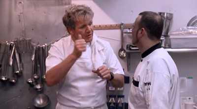 BRIAN, GET ME
THE LARGE TRAY - Kitchen Nightmares
