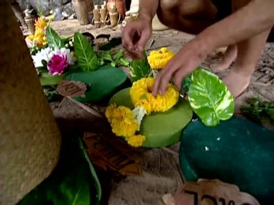 BRIAN: When I was
making those wreaths, - Survivor