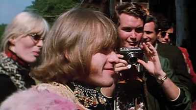 Brian Jones appearing
in the audience at - Days of Rage: The Rolling Stones' Road to Altamont
