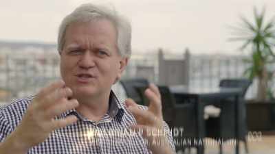BRIAN SCHMIDT: 1998,
we went through and we measured - Brian Cox: Life Of A Universe