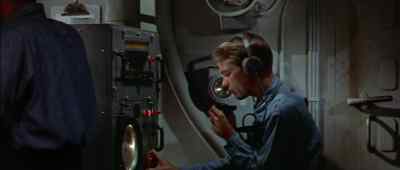 Bridge, Sonar. I'm getting
screwy noises from the hydrophone. - The Enemy Below