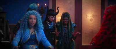 Bridget said that Merlin
enchanted the cookbook - Descendants: The Rise of Red