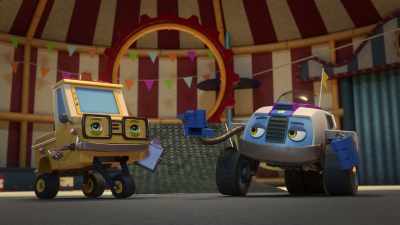 [Briggs coughs] - Mighty Monsterwheelies