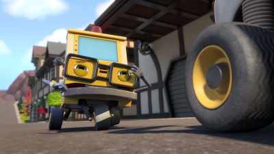 [Briggs whimpers] - Mighty Monsterwheelies