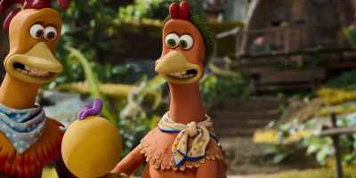 [bright instrumental music playing] - Chicken Run: Dawn of the Nugget