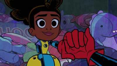 Bring it in. Look at us.
We're a team. - Marvel's Moon Girl and Devil Dinosaur