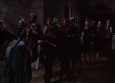 - Bring the prisoners inside, - The Desert Hawk