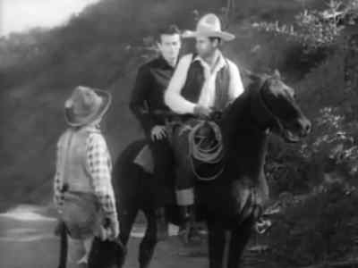 Bringin' a new man
in to see the chief. - Sagebrush Trail