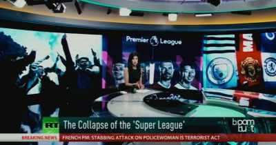 British Prime Minister Johnson
threatened a "legislative bomb". - Super League: The War for Football