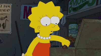 -[broken glass clattering]
-Oh… - The Simpsons: The Past and the Furious