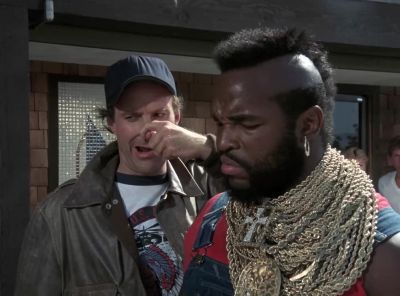 - "BRONZE GOD
STINKS AND SINKS." - The A-Team