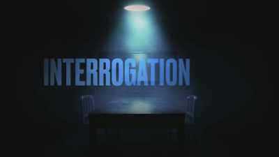 (brooding music)
(clock ticking) - Interrogation Raw