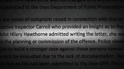 Brought in for questioning, - No Stone Unturned