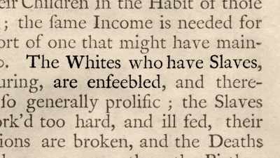Brown: He is combining racism - Benjamin Franklin