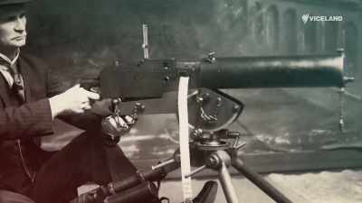 Browning started by reconfiguring
M1917 for a larger, - Guns That Changed The Game