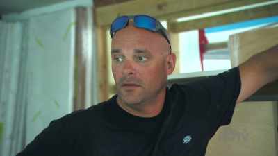 Bryan: I know. The floor is
going in, cabinets are going in, - Island of Bryan